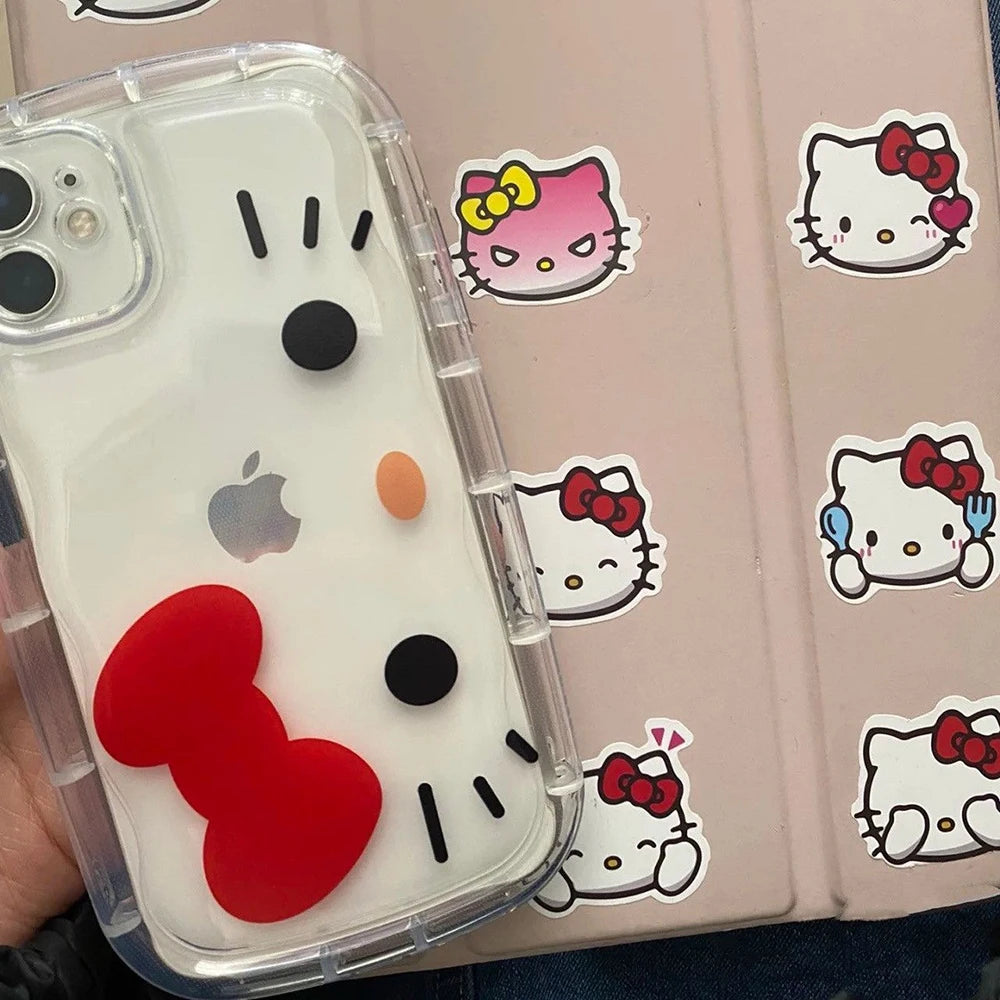 Kawaii Kitty Frosted Dreams iPhone Case