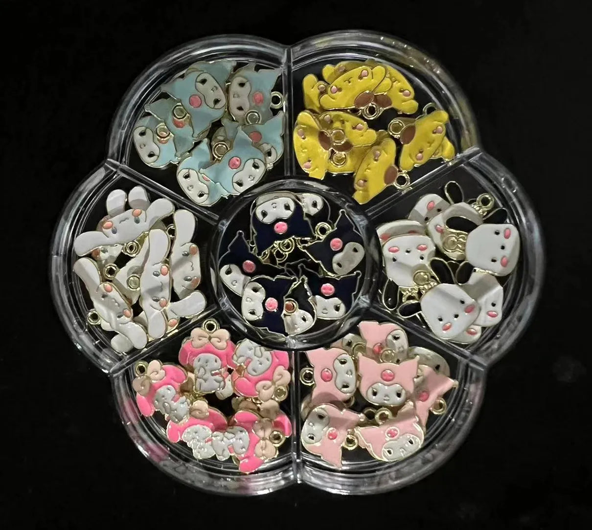 Sanrio Charm Collection: Kuromi & Hello Kitty Jewelry Kit